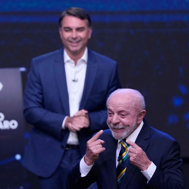 Lula da Silva y Flavio Bolsonaro se enfrentan en debate 23102026